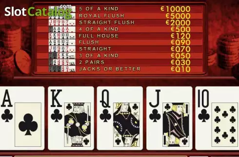 Скрин3. Classic Poker слот