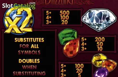 Скрин2. Dazzling слот