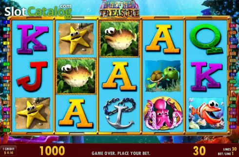 Скрин3. Deep Sea Treasure слот