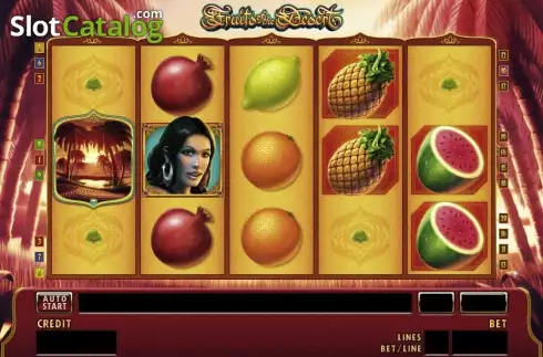 Скрин3. Fruits of the Desert слот