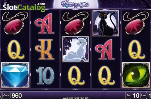 Скрин2. Gems of the Night HD слот