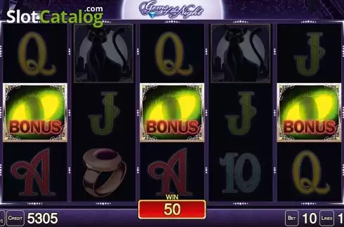 Скрин4. Gems of the Night HD слот
