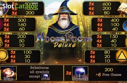 Скрин4. Hocus Pocus Deluxe HD слот