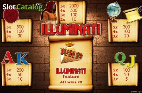 Скрин4. Illuminati HD слот