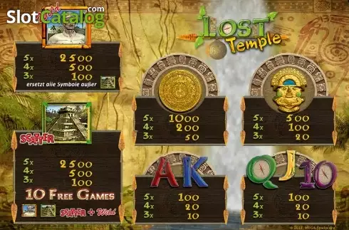 Скрин4. Lost Temple HD слот