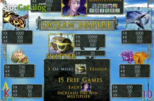 Скрин2. Ocean Empire слот