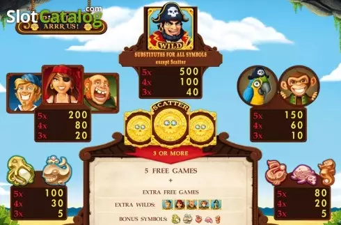 Скрин3. Pirates arrr us! HD слот
