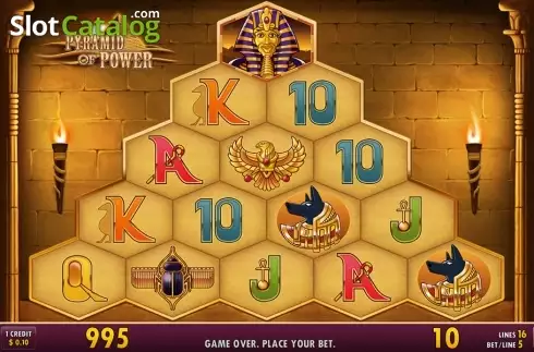 Скрин2. Pyramid of Power HD слот