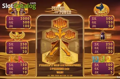 Скрин4. Pyramid of Power HD слот