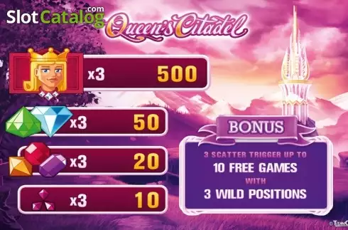 Скрин4. Queen's Citadel HD слот