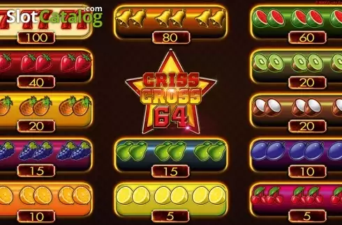 Скрин4. Criss Cross 64 HD слот