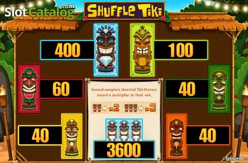 Скрин2. Shuffle Tiki слот