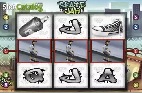 Скрин3. Skate Jam слот