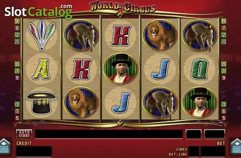 Скрин3. World of Circus слот