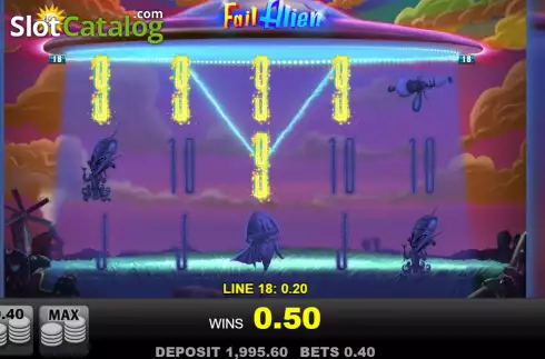 Скрин3. Fail Alien слот