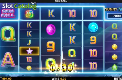 Скрин3. Gem Fall слот