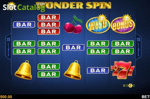 Скрин2. Wonder Spin (Merkur) слот