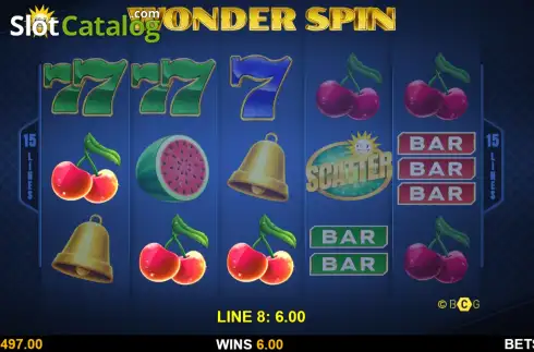Скрин3. Wonder Spin (Merkur) слот