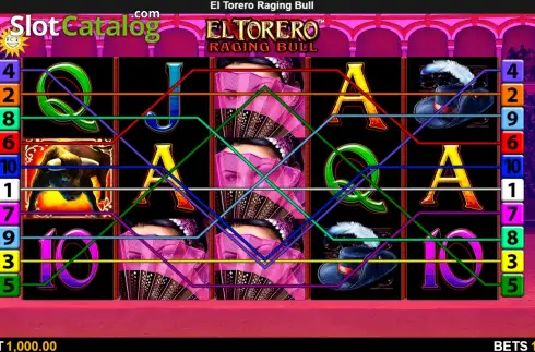 Скрин2. El Torero Raging Bull слот