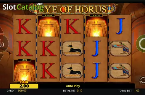Скрин4. Eye of Horus (Reel Time Gaming) слот
