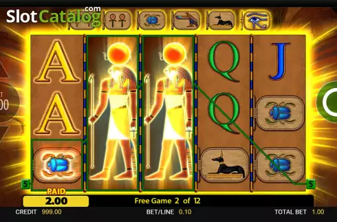 Скрин6. Eye of Horus (Reel Time Gaming) слот