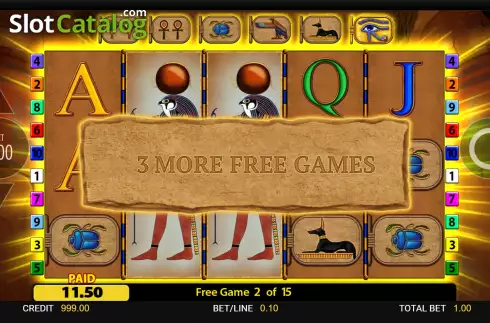 Скрин7. Eye of Horus (Reel Time Gaming) слот