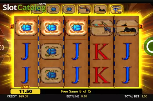 Скрин8. Eye of Horus (Reel Time Gaming) слот