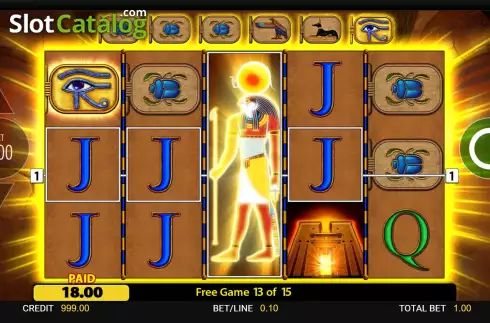 Скрин9. Eye of Horus (Reel Time Gaming) слот
