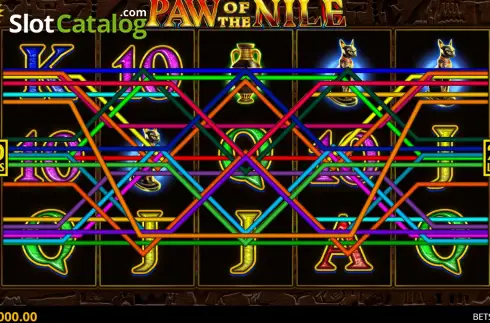 Скрин2. Paw of the Nile слот