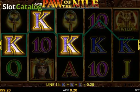 Скрин3. Paw of the Nile слот