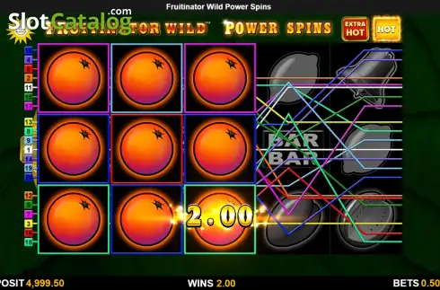Скрин3. Fruitinator Wild Power Spins слот