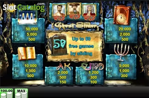 Скрин6. Ghost Slider слот