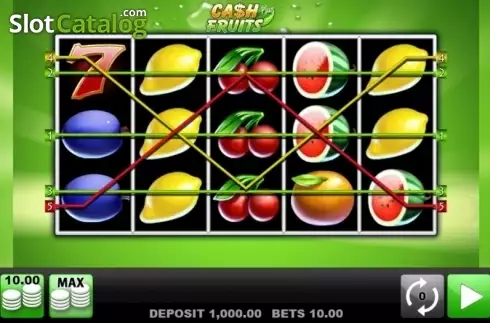 Скрин2. Cash Fruits Plus (Merkur) слот