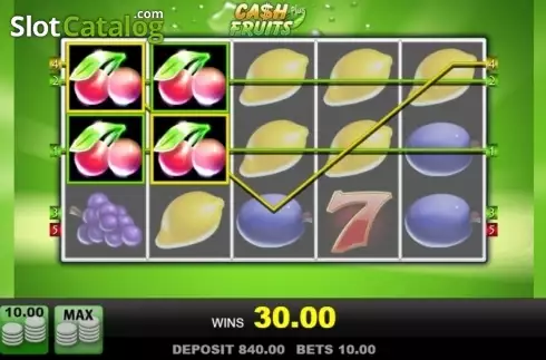 Скрин3. Cash Fruits Plus (Merkur) слот