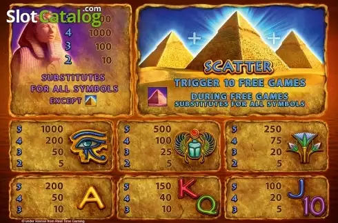 Скрин4. Pyramids Deluxe HD слот