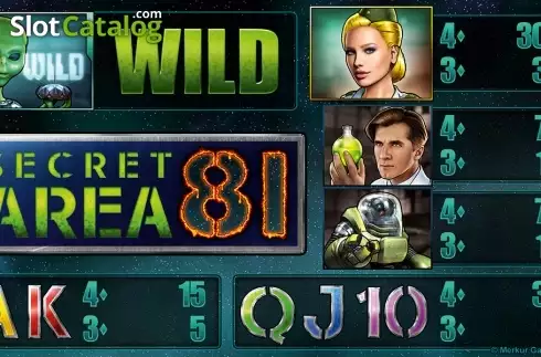 Скрин4. Secret Area 81 HD слот