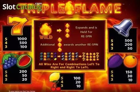 Скрин4. Triple Flame HD слот