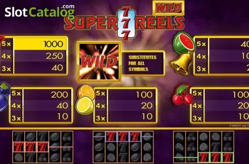 Скрин4. Super 7 Reels Wild HD слот