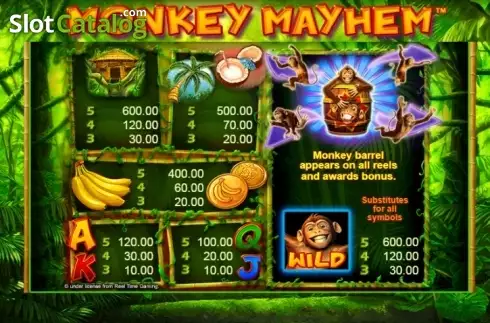 Скрин4. Monkey Mayhem слот