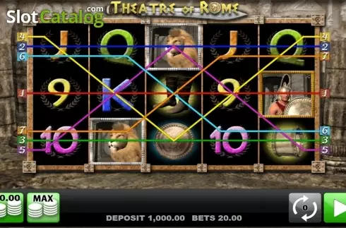 Скрин3. Theatre of Rome слот