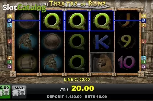 Скрин7. Theatre of Rome слот