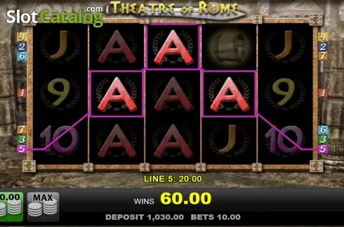 Скрин8. Theatre of Rome слот