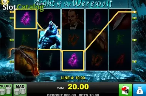 Скрин9. Night of the Werewolf слот