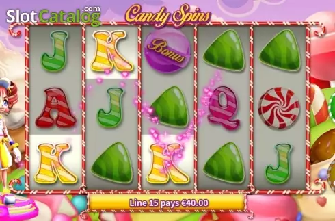 Скрин4. Candy Spins слот