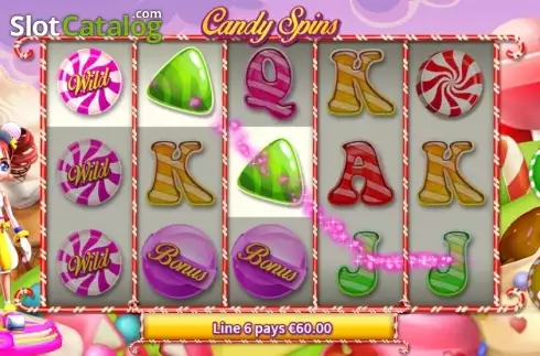 Скрин9. Candy Spins слот