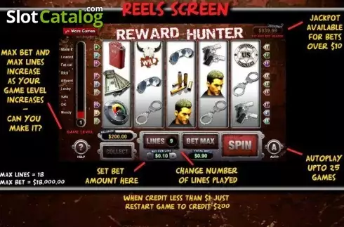 Скрин4. Reward Hunter слот