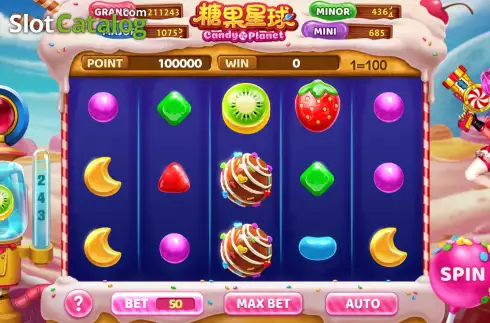 Скрин2. Candy Planet (Micro Sova) слот