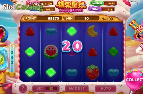 Скрин3. Candy Planet (Micro Sova) слот