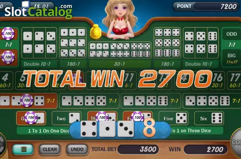 Скрин7. Lucky Sic Bo слот
