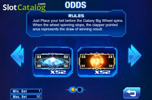 Скрин5. Galaxy Big Wheel слот